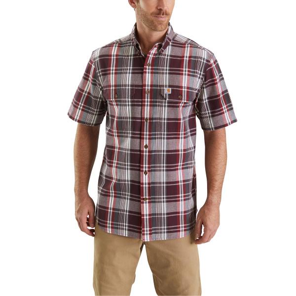 Carhartt Carhartt Men's Fort Plaid Short Sleeve Shirt (103553) Molnar ...